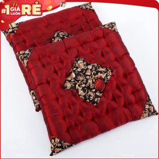 Đệm ngồi bệt, Đệm ghế sofa gấm lụa 40x40x5 cm