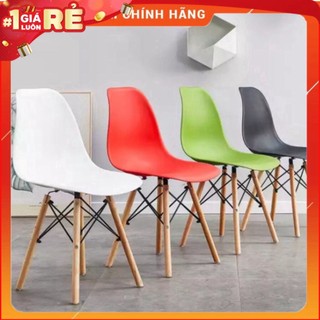 Ghế Eames, Ghế ngồi làm việc, cafe, ngồi ăn, ghế ban công[CHÂN GỖ SỒI CHẮC CHẮN]