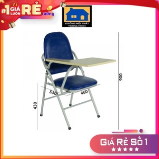 Ghế gấp liền bàn, ghế gấp gọn cho Học Sinh, Sinh Viên, Trung Tâm Dạy Học, chân sơn tĩnh điện☀️FREESHIP ☀️
