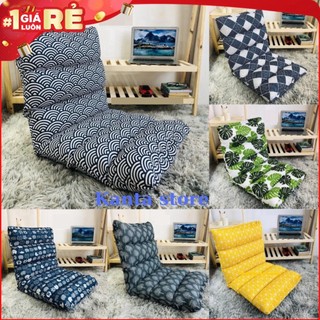 Ghế bệt tựa lưng tatami, Ghế lười kiểu dáng nhật điều chỉnh 5 cấp độ, Chịu lực tới 100kg (hàng sẵn giao trong ngày)