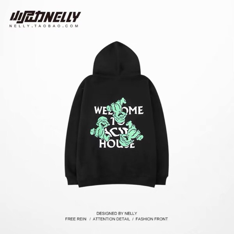 Áo hoodie nelly heybig sale  59 welcome to acid