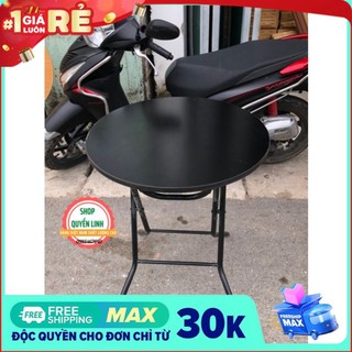 Bàn trà cà phê  bàn gấp gọn tiện dụng tròn 60 cao 72 cm