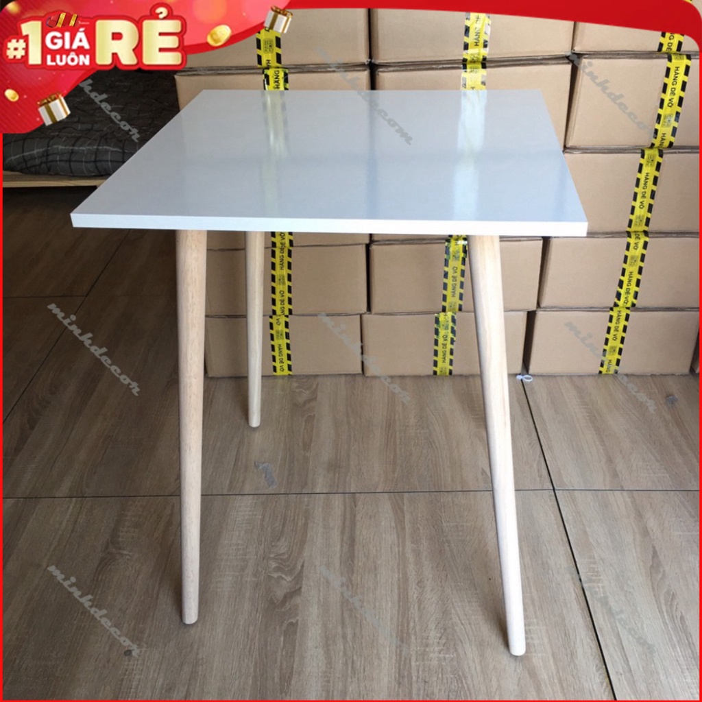Bàn Ăn Vuông 60x60 Chân Cao 75 cm, giá xưởng