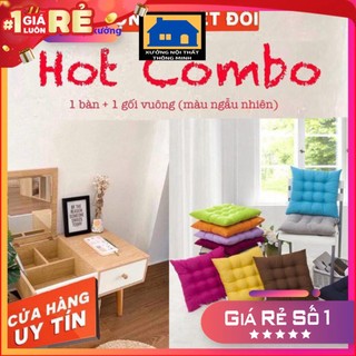 Bàn trang điểm mini, bàn trang điểm ngồi bệt kèm gương cao cấp để đầu giường  (tặng đệm ngồi) GIÁ SỈ