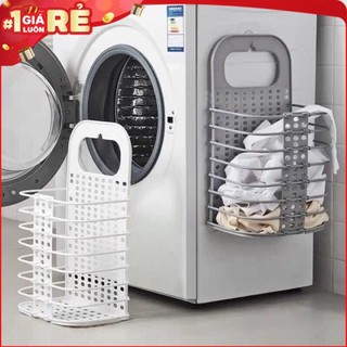Giỏ đựng đồ quần áo treo tường gấp gọn thông minh, tiện lợi- Kanta store