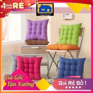 Đệm ngồi bệt, nệm lót ghế 40x40cm nhiều màu lựa chọn