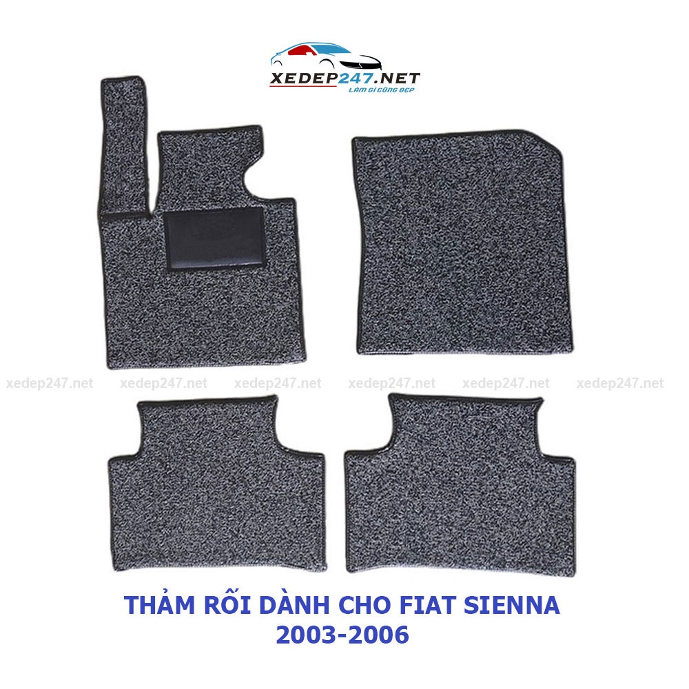 Bộ thảm rối lót chân ô tô 5 chỗ cho xe FIAT Sienna 2003-2006