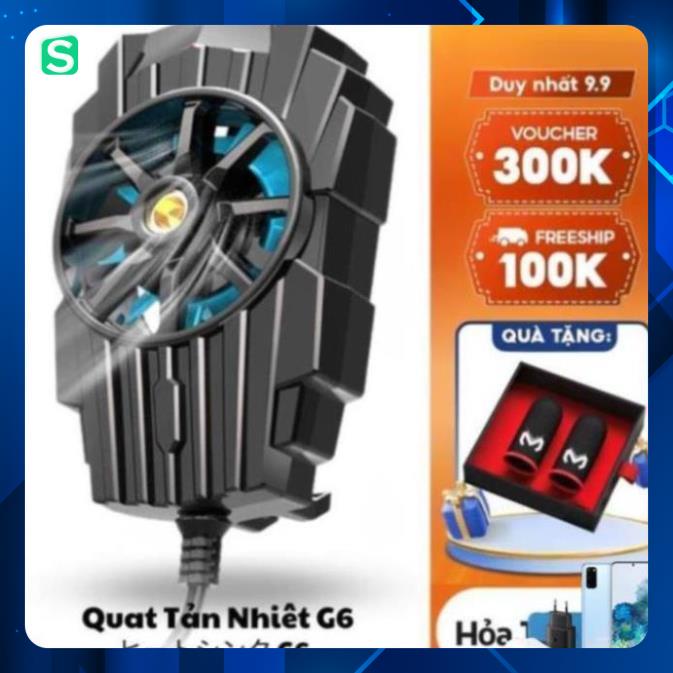 Quạt Tản Nhiệt Điện Thoại MEMO G6 PaoLU Thích Hợp Cho PUBG FF LIÊN QUÂN ROS