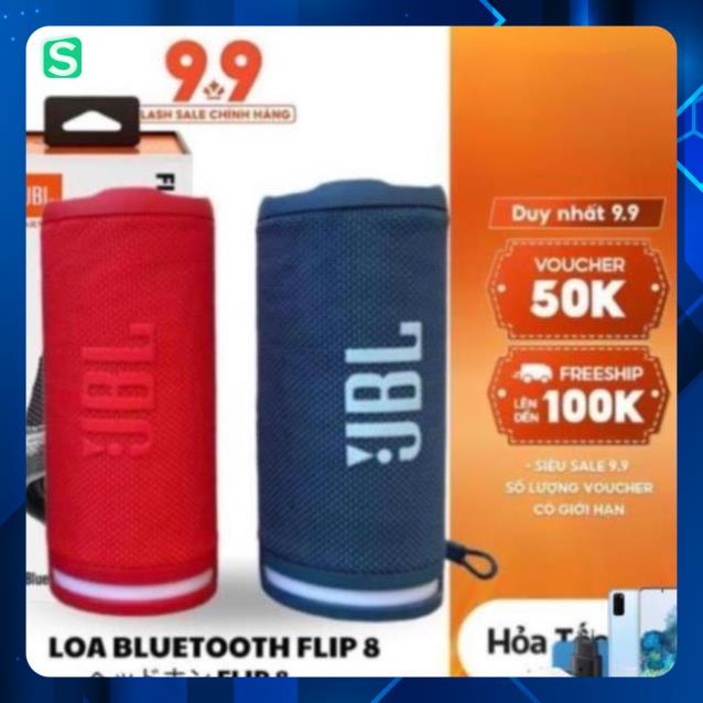 Loa Bluetooth Flip 8 Mới nhất âm thanh cực đỉnh có bass Bluetooth 5.1 NEW - Bảo Hành 1 đổi 1 Paolu