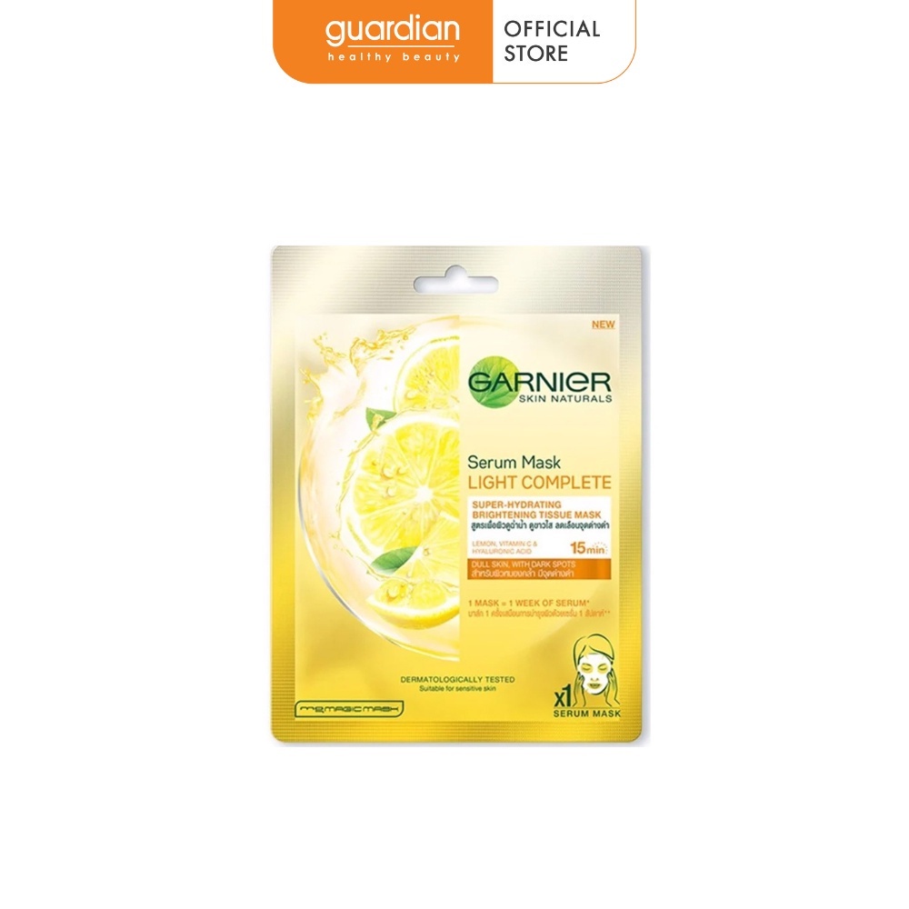 Mặt Nạ Tinh Chất Quả Yuzu Và Vitamin C Sáng Da  Light Complete Serum Mask GARNIER 28Gr