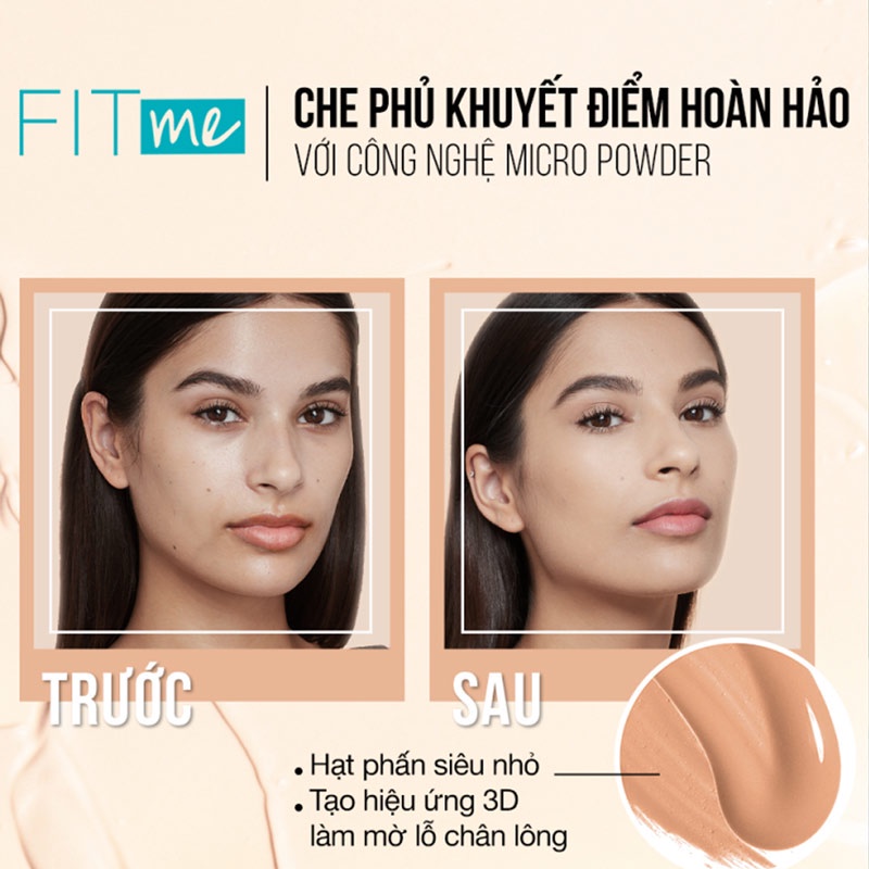 Kem Nền Maybelline FitMe SPF22 #120 Classic Ivory 30ml