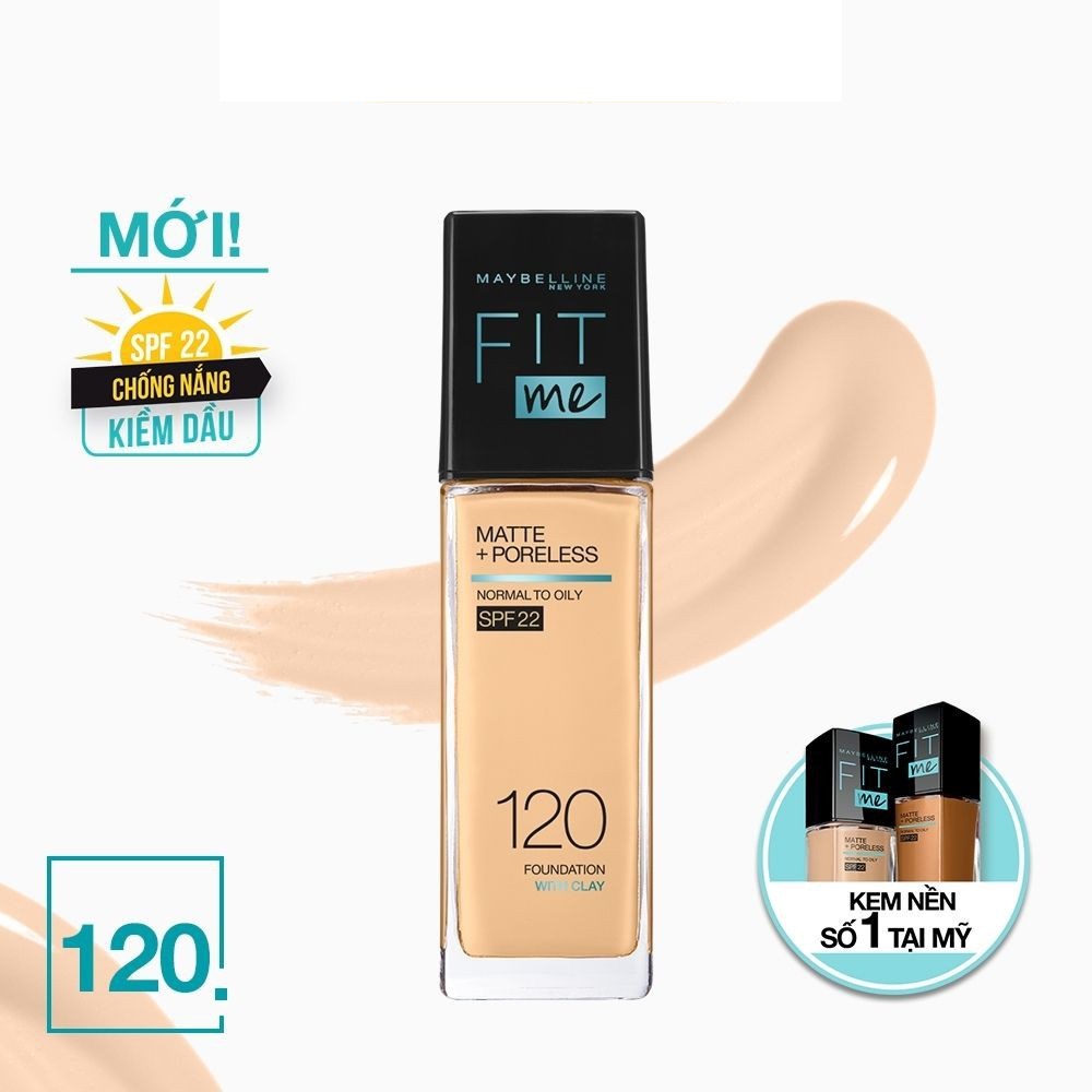 Kem Nền Maybelline FitMe SPF22 #120 Classic Ivory 30ml