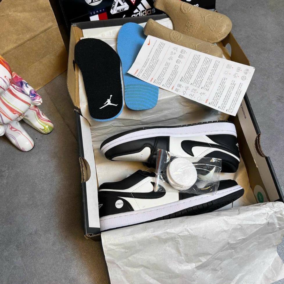 Giày thể thao Jordan 1 low panda-xanh ngọc hot 2023,Giày sneaker Jd1 cổ thấp xanh ,jd panda cao cấp dành cho nam nữ