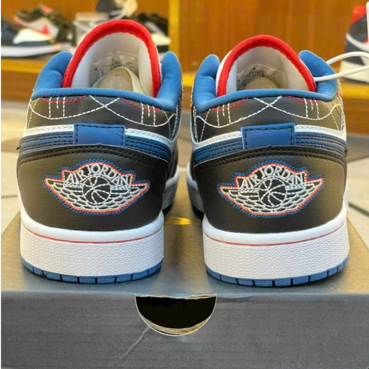 Giày thể thao Jordan 1 low panda-xanh ngọc hot 2023,Giày sneaker Jd1 cổ thấp xanh ,jd panda cao cấp dành cho nam nữ