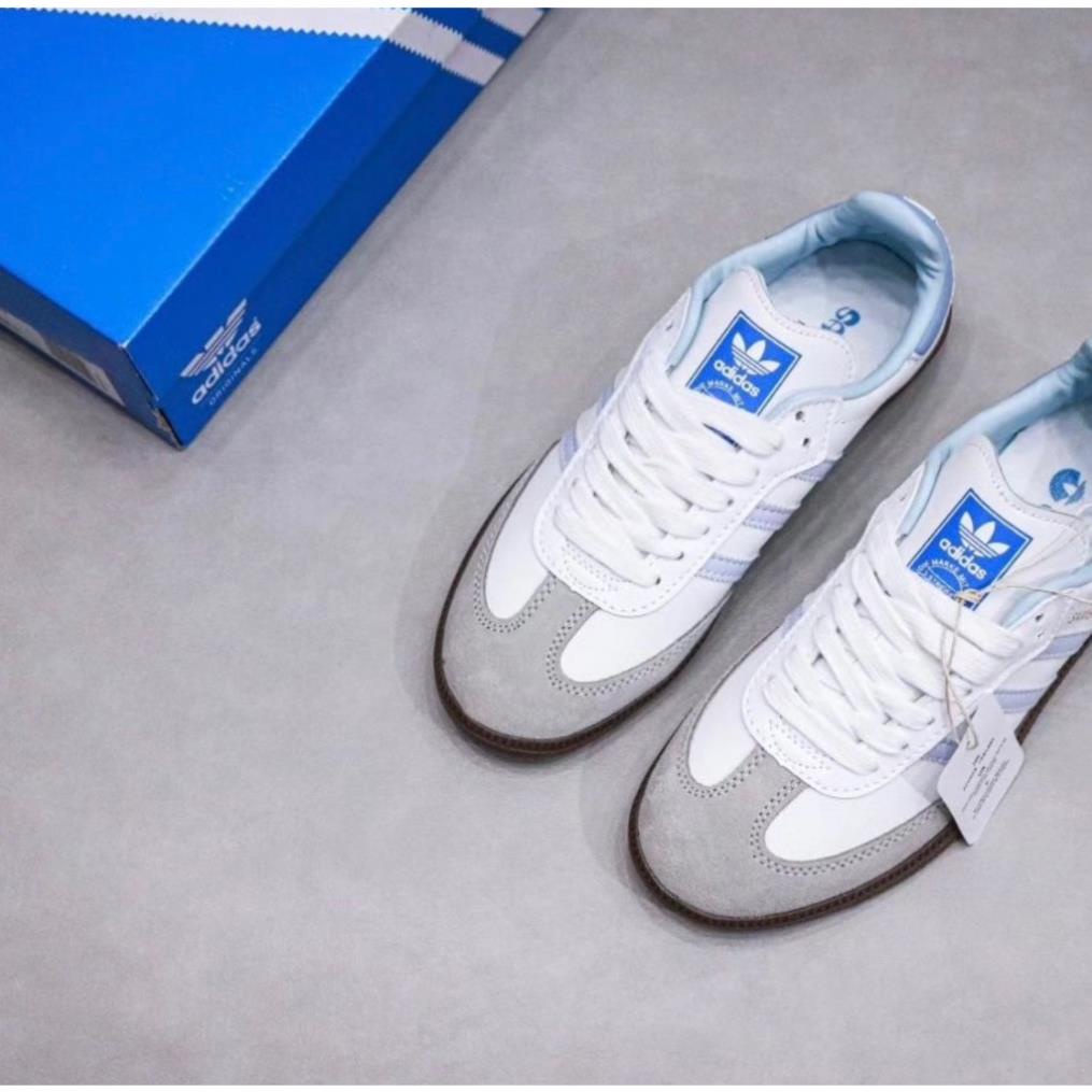 Giày thể thao adi.das Samba Classic đen trắng - Xanh ngọc 2023, Giày sneaker Adidas Samba cao cấp dành cho nam nữ