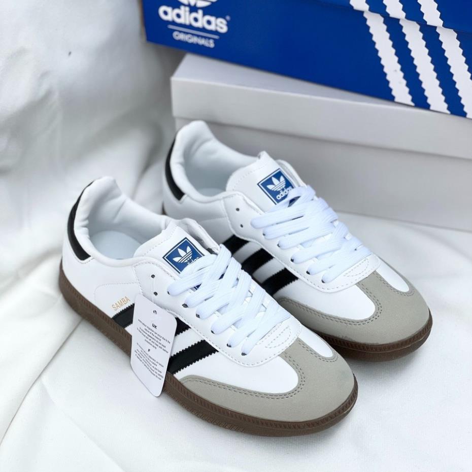 Giày thể thao adi.das Samba Classic đen trắng - Xanh ngọc 2023, Giày sneaker Adidas Samba cao cấp dành cho nam nữ