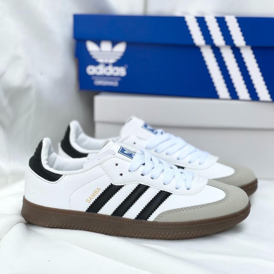 Giày thể thao adi.das Samba Classic đen trắng - Xanh ngọc 2023, Giày sneaker Adidas Samba cao cấp dành cho nam nữ