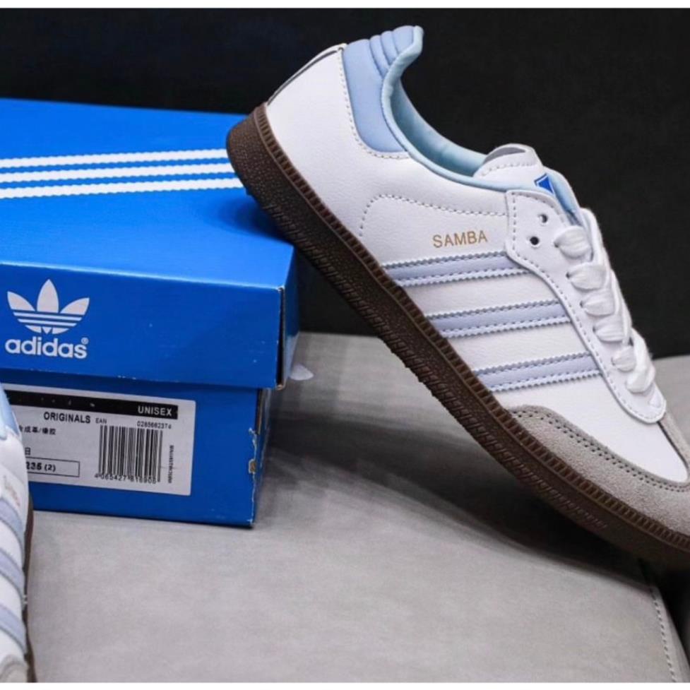 Giày thể thao adi.das Samba Classic đen trắng - Xanh ngọc 2023, Giày sneaker Adidas Samba cao cấp dành cho nam nữ