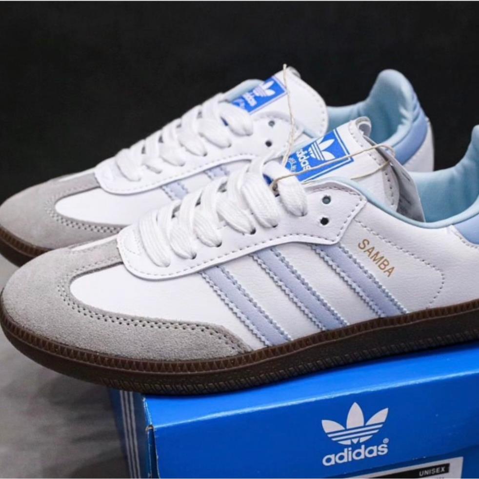 Giày thể thao adi.das Samba Classic đen trắng - Xanh ngọc 2023, Giày sneaker Adidas Samba cao cấp dành cho nam nữ