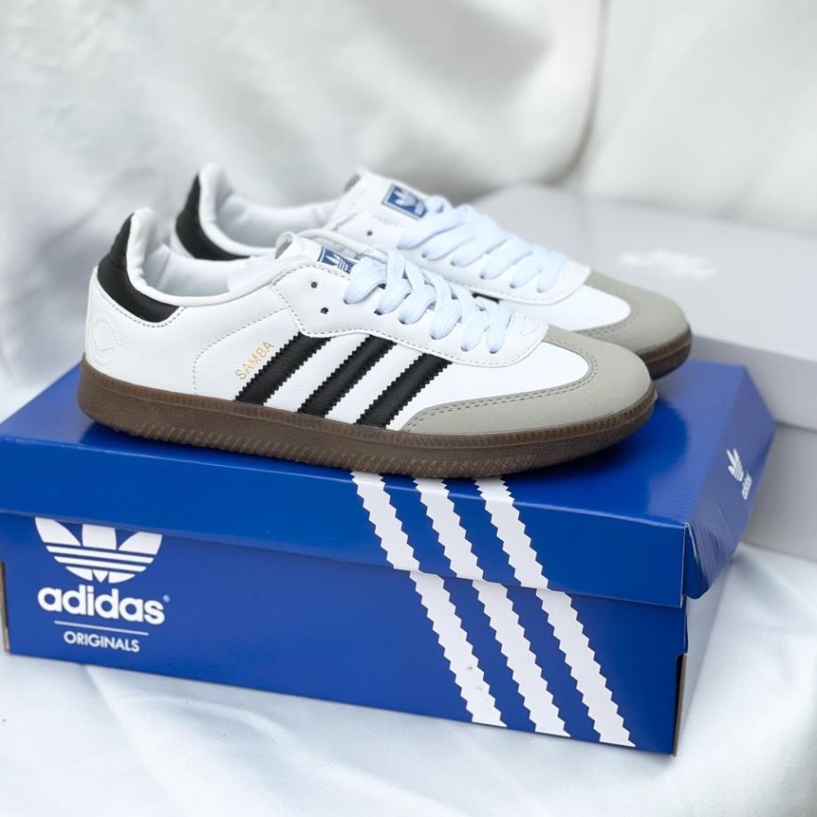 Giày thể thao adi.das Samba Classic đen trắng - Xanh ngọc 2023, Giày sneaker Adidas Samba cao cấp dành cho nam nữ
