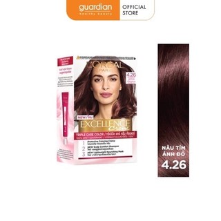 Thuốc nhuộm tóc L'oreal Paris Excellence Creme #4.26 Màu Nâu Tím Ánh Đỏ