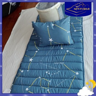 (FUKOJI)Đệm ngủ văn phòng, nệm trải sàn, nệm du lịch kích thước 85x190cm Tặng kèm gối 💥⚡