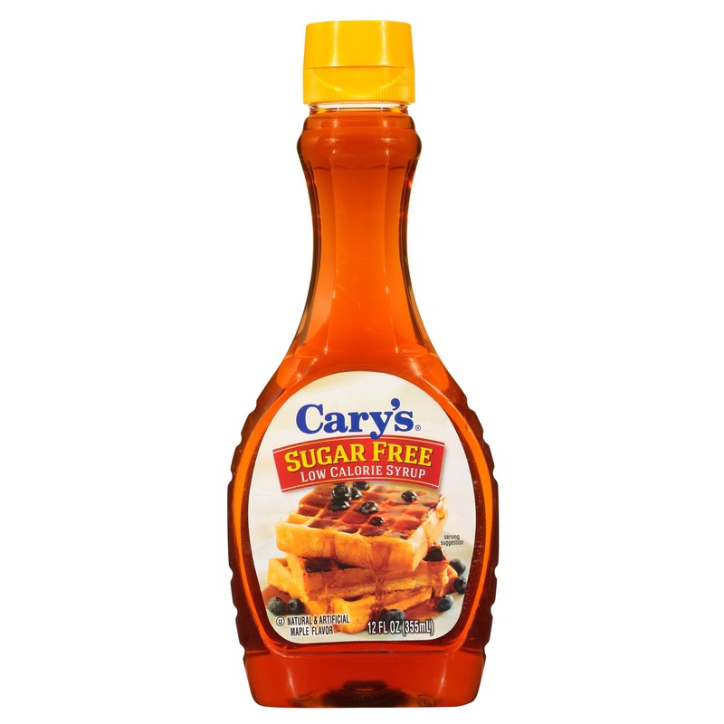 Siro Hương Lá Phong Không Đường, Sugar Free Low Calorie Syrup, Maple Flavor, 12 fl oz  - CARY'S