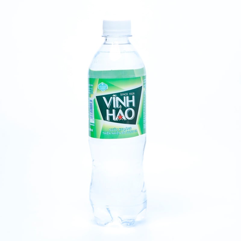 (Ship2h) Nước Khoáng Có Ga, Sparkling Mineral Water, PET Bottle (500ml) - VINH HAO