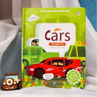 Sách tương tác - lift the flap - lật mở khám phá - cars - thế giới ô tô - bìa cứng
