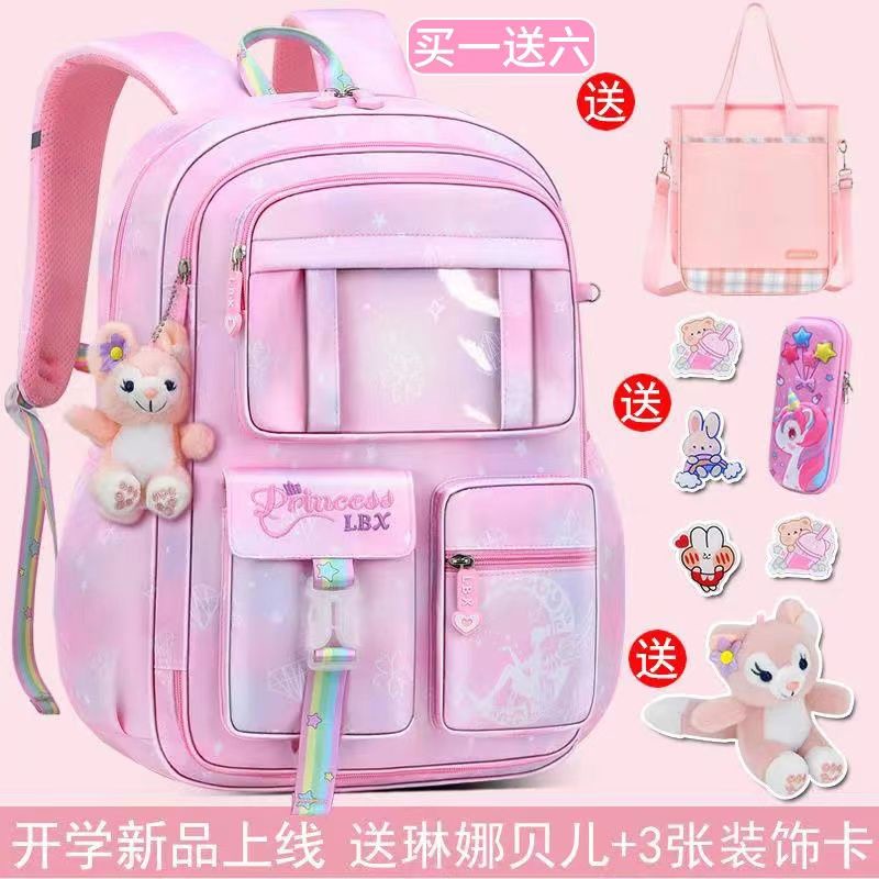 Mới Ba Lô Đi Học Siêu Nhẹ Chống Thấm Nước Cho Bé Lớp 1 2 3 4 5 6