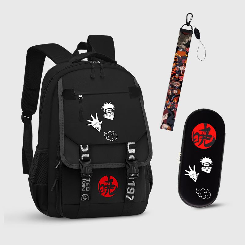 Naruto Ba Lô Đi Học Hai Chiều Phong Cách Nhật Bản Cho Bé Trai Tiểu Học