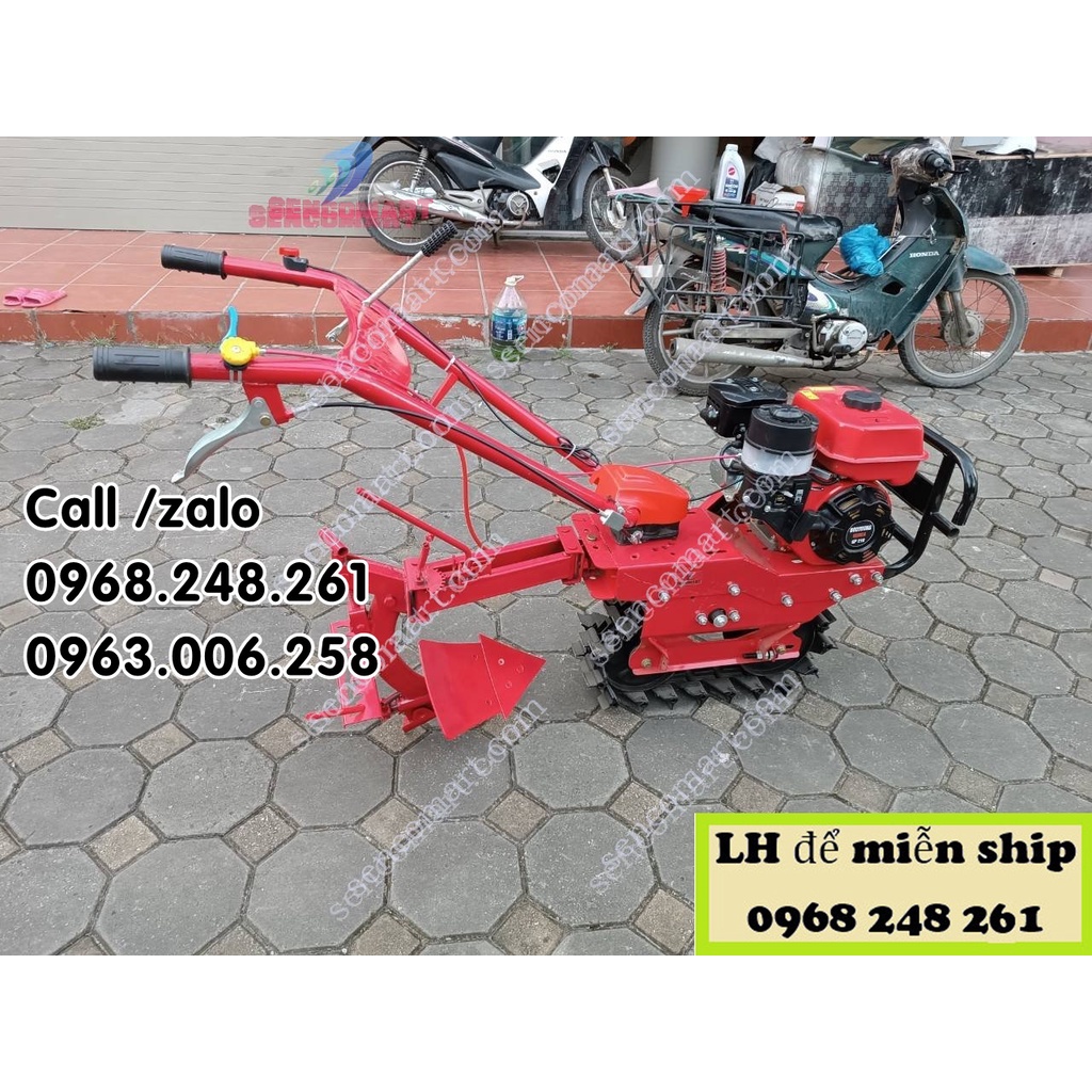 Máy cày bánh xích mini chạy xăng , giá tốt tại sài gòn