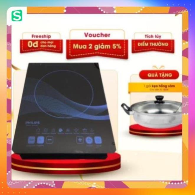 Bếp Từ Đơn Cảm Ứng Điện Từ Bề Mặt Kính Dẫn Nhiệt Nhanh, Hẹn Giờ,Cài Đặt Thời Gian Nấu Công Suất 2000W CÓ TẶNG NỒI !!!