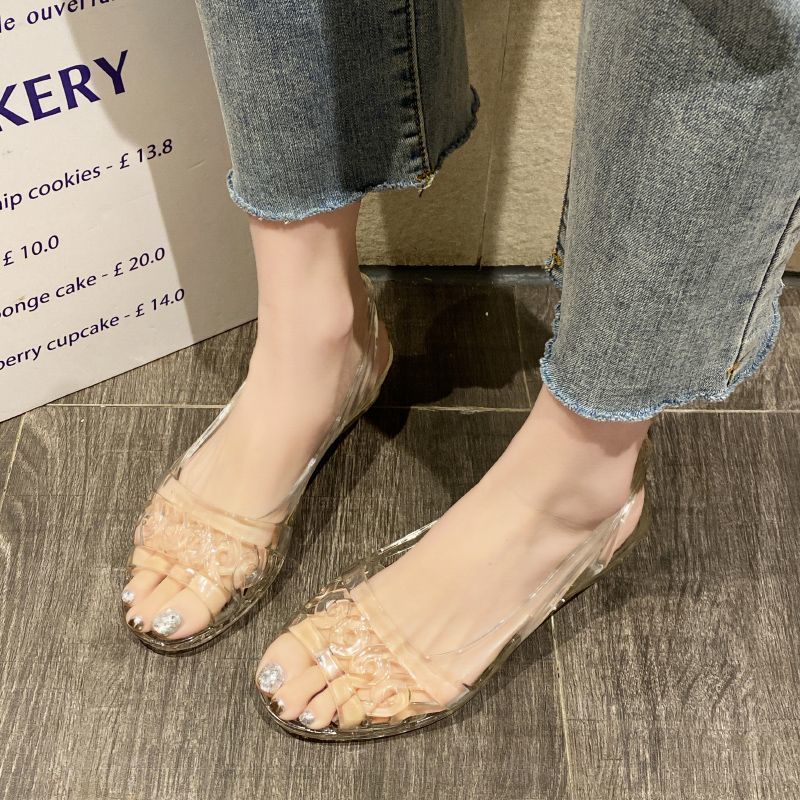 Giày Sandal Đế Xuồng Chống Trượt Thời Trang Mùa Hè 2023 Dành Cho Nữ