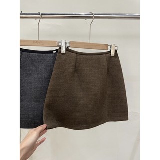 Chân váy dạ ngắn viền đen CV50