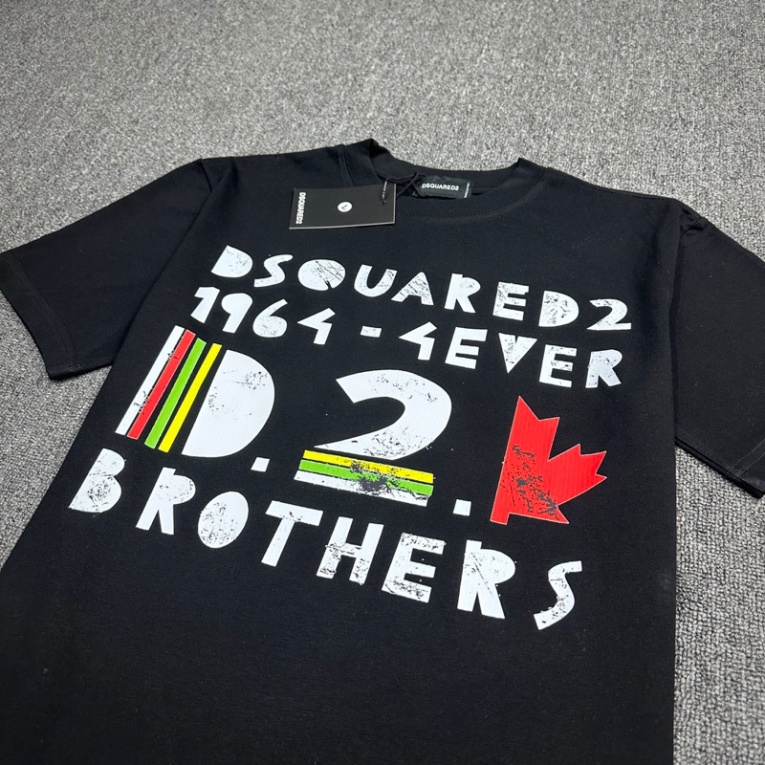 Áo phông Dolce level hoạ tiết in chữ phản quang xếp tầng siêu nét - Áo phông nam nữ hàng siêu cấp chất liệu cotton