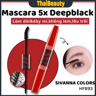 Mascara hai đầu sivanna super model 5x long - mascara 2 đầu thái lan làm dài, dày mi hiệu quả hf893 - thaibeauty
