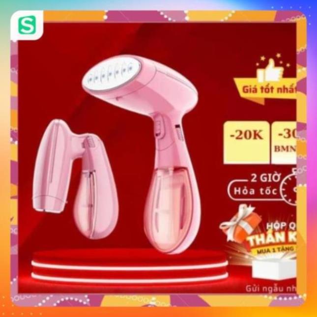 Bàn là hơi nước cầm tay gấp gọn 1500W-Bàn ủi hơi nước đứng thế hệ mới ủi mạnh, siêu phăng, giữ nước cho quần áo