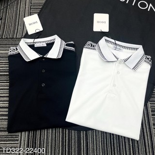 SẴN SHIP Áo Polo Nam Trơn Thêu Chữ Viền Tay Siêu Đẹp - Áo Polo Nam Đi ô Lịch Lãm