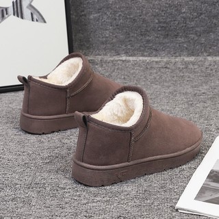 Giày bốt nhung cotton mỏng cổ thấp thời trang thu đông 2022 cho nữ