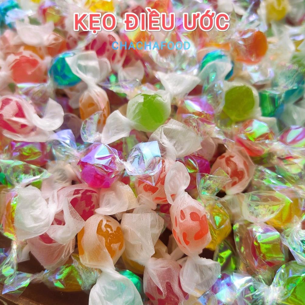 200G Kẹo Điều Ước, Kẹo Kim Cương Hương Vị Trái Cây Mix Vị Nhiều Màu