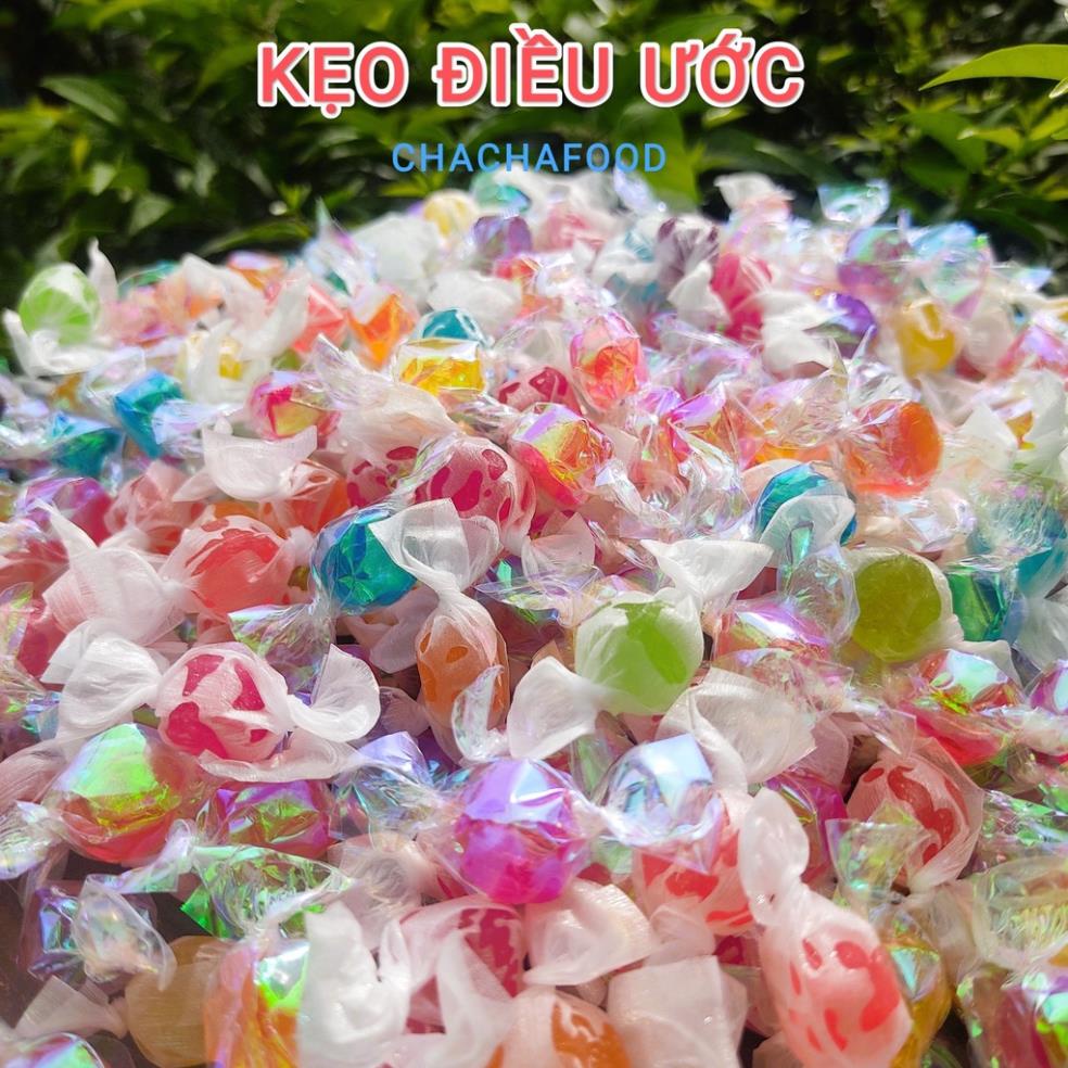 200G Kẹo Điều Ước, Kẹo Kim Cương Hương Vị Trái Cây Mix Vị Nhiều Màu