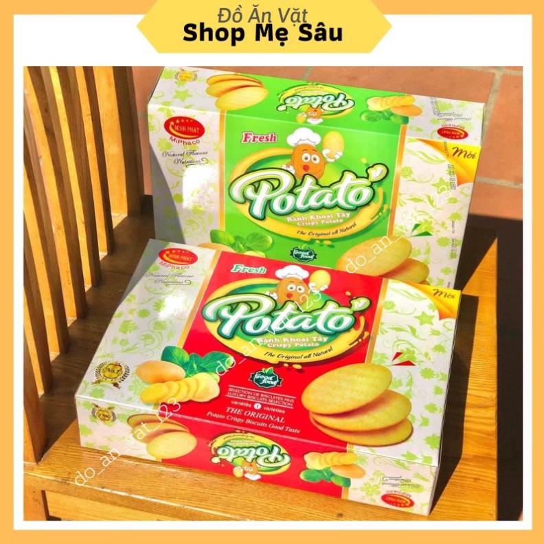 500g Bánh Khoai Tây Potato Minh Phát Bánh Quy Đậm Vị Đồ Ăn Ngon Giá Rẻ.