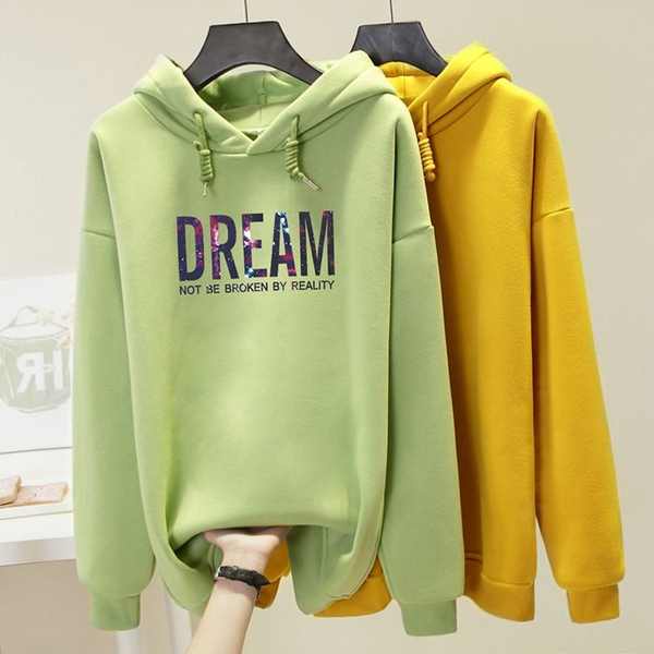 Ưu Đãi Đặc Biệt Áo sweatshirt Có Mũ Trùm Dày Dặn Ấm Áp Mùa Thu Đông Phiên Bản taobao Cho Nữ Giới Hạn Thời Gian Hạn