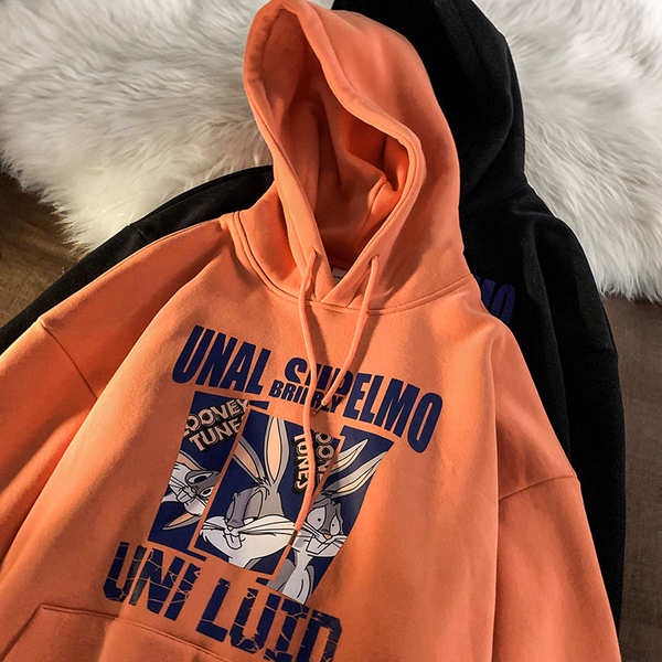 Áo Hoodie Dáng Rộng Bằng Lông Cừu Dày Dặn Phong Cách retro Mỹ Thời Trang Mùa Thu Cho Nữ