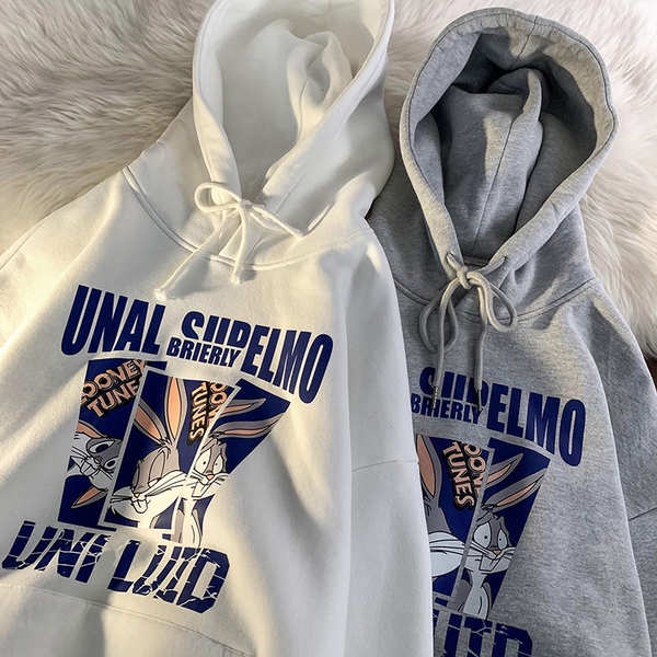 Áo Hoodie Dáng Rộng Bằng Lông Cừu Dày Dặn Phong Cách retro Mỹ Thời Trang Mùa Thu Cho Nữ