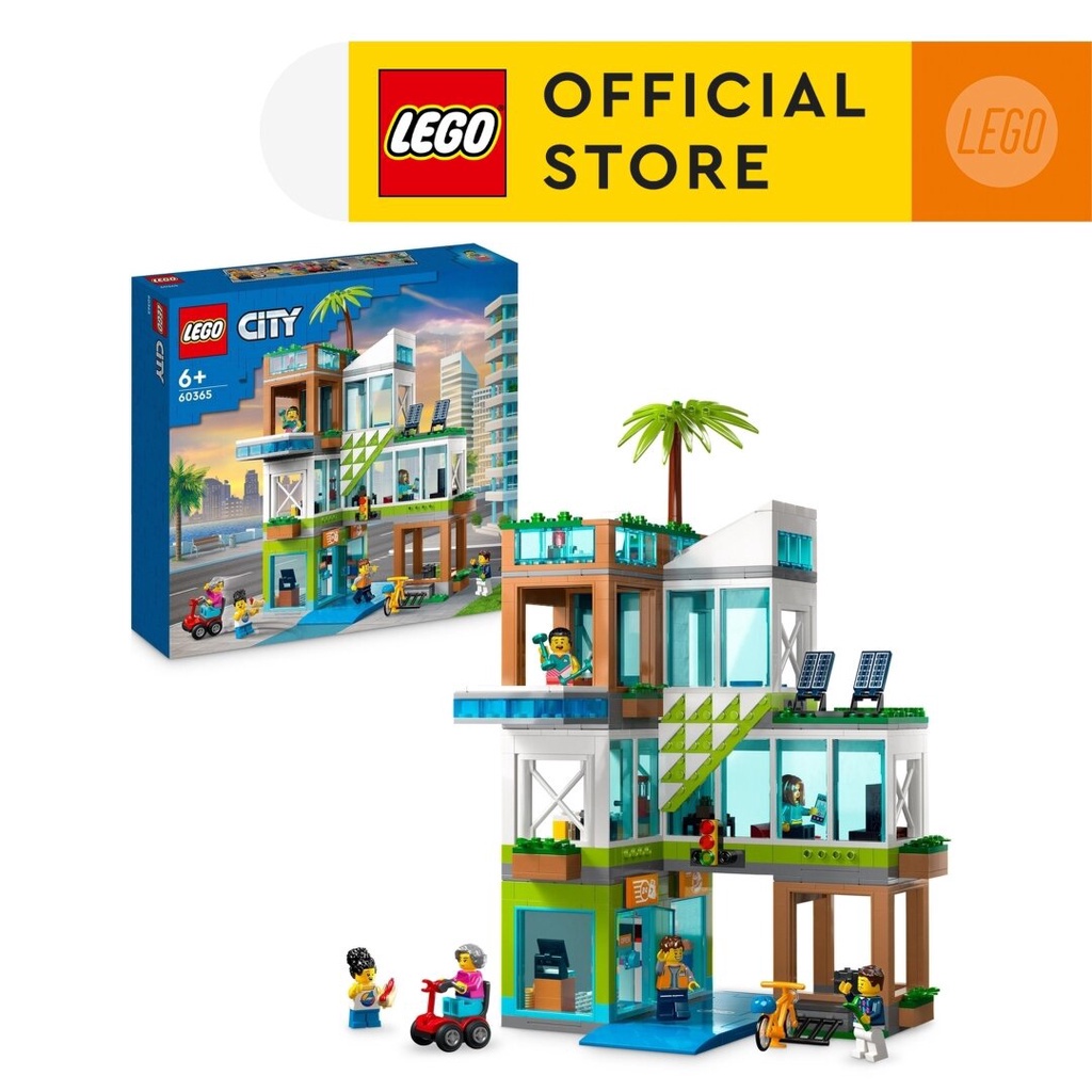 [Mã LIFEMC06DBAU giảm 50k đơn 350k] LEGO City 60365 Đồ chơi lắp ráp Căn hộ thành phố (688 chi tiết)