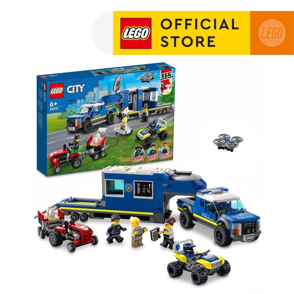 [Mã LEGOSPT10 giảm 10% đơn 999K] LEGO City 60315 Trạm cảnh sát lưu động (436 chi tiết)