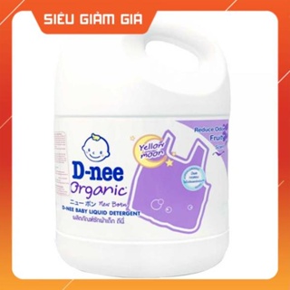 Combo 2 can nước giặt Dnee Tím 3000ml, Nước Giặt Dnee Thái B1