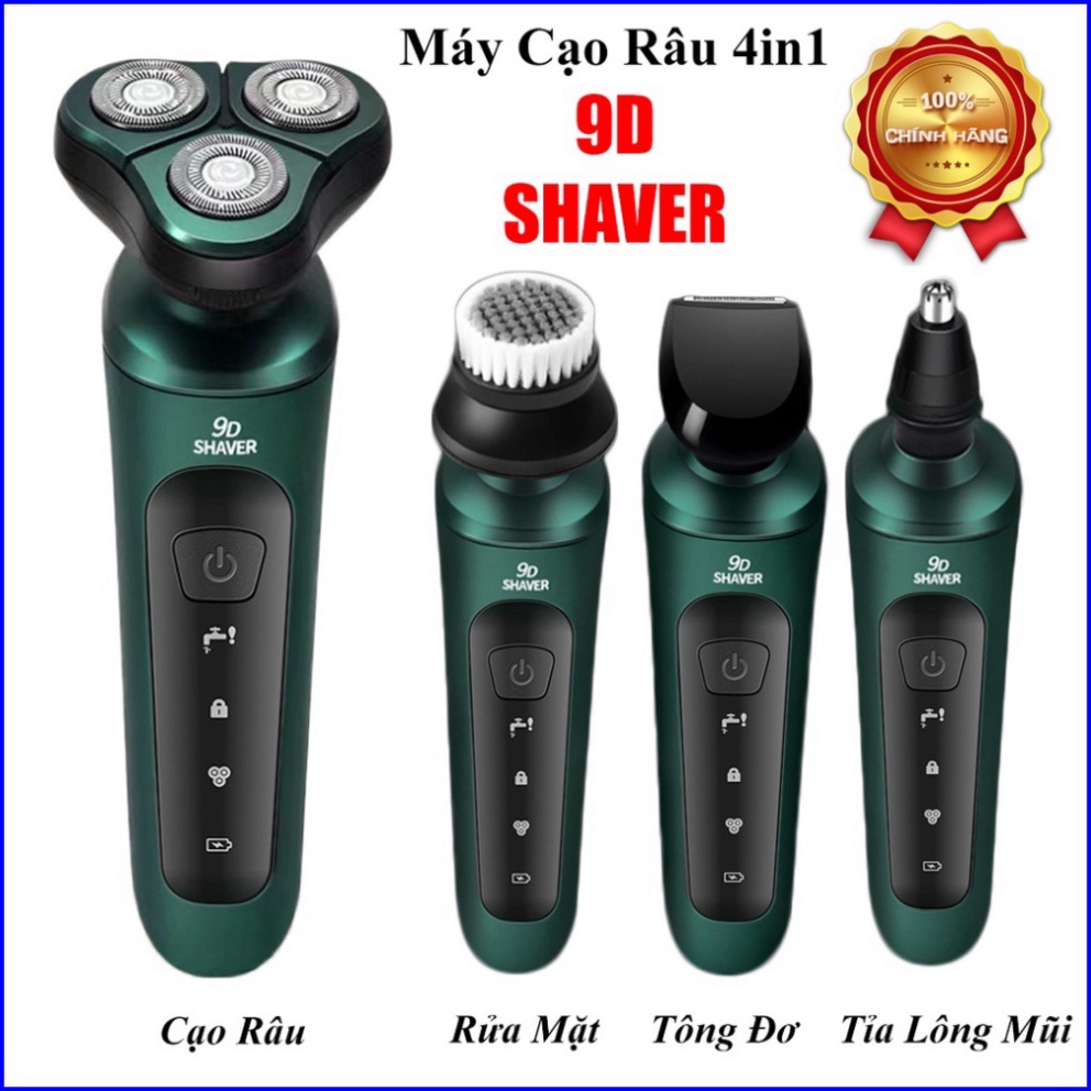 Máy Cạo Râu Cao Cấp , Dao Cạo Râu Tỉa Lông Mũi Cắt Tóc 4 Trong 1